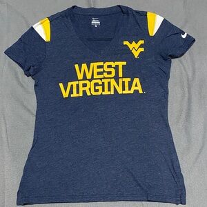 Nike Women's Navy and Yellow West Virginia Jersey